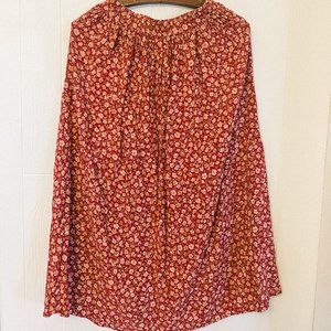 Vintage Floral Midi Skirt